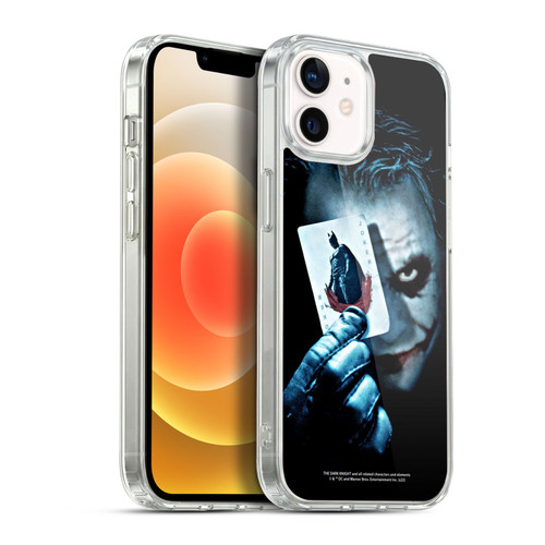 The Dark Knight Key Art Joker Card Soft Gel Case for Apple iPhone 12 / iPhone 12 Pro & MagSafe