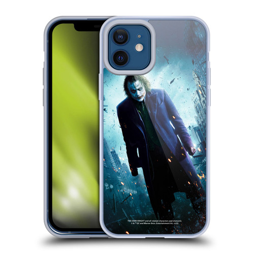 The Dark Knight Key Art Joker Poster Soft Gel Case for Apple iPhone 12 / iPhone 12 Pro & MagSafe
