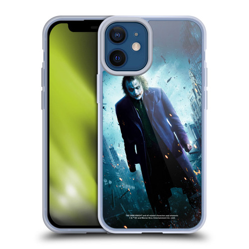 The Dark Knight Key Art Joker Poster Soft Gel Case for Apple iPhone 12 Mini & MagSafe