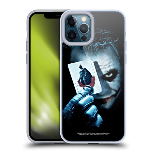 The Dark Knight Key Art Joker Card Soft Gel Case for Apple iPhone 12 Pro Max & MagSafe