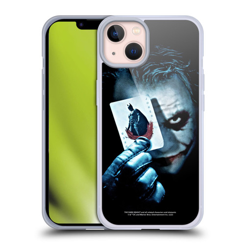 The Dark Knight Key Art Joker Card Soft Gel Case for Apple iPhone 13 & MagSafe