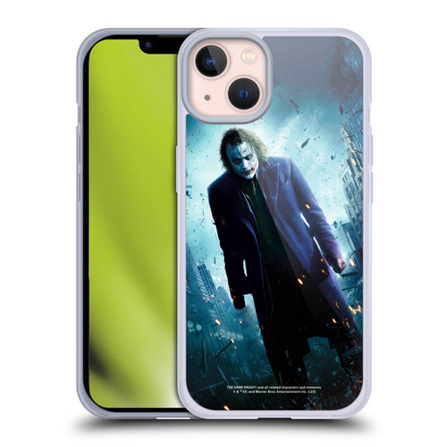 The Dark Knight Key Art Joker Poster Soft Gel Case for Apple iPhone 13 & MagSafe