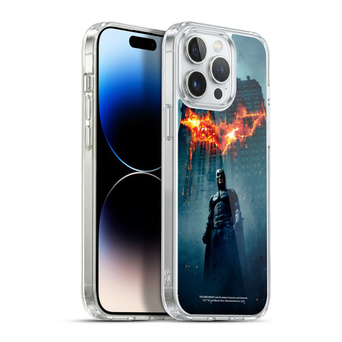The Dark Knight Key Art Batman Poster Soft Gel Case for Apple iPhone 13 Pro Max & MagSafe