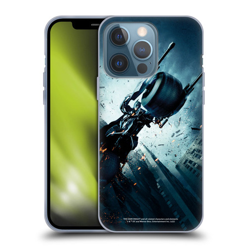 The Dark Knight Key Art Batman Batpod Soft Gel Case for Apple iPhone 13 Pro