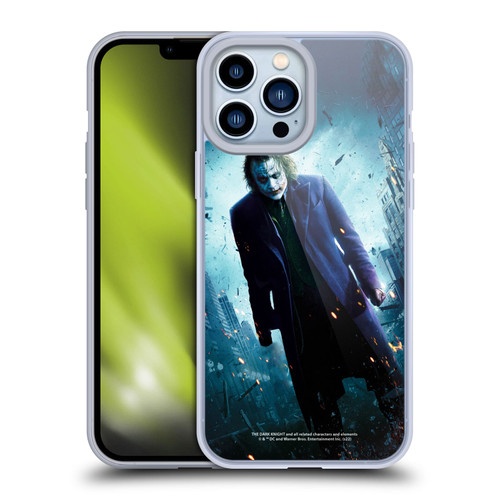 The Dark Knight Key Art Joker Poster Soft Gel Case for Apple iPhone 13 Pro Max