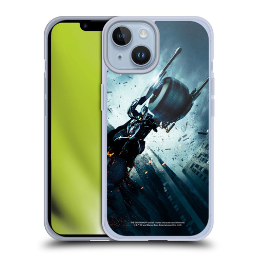 The Dark Knight Key Art Batman Batpod Soft Gel Case for Apple iPhone 14