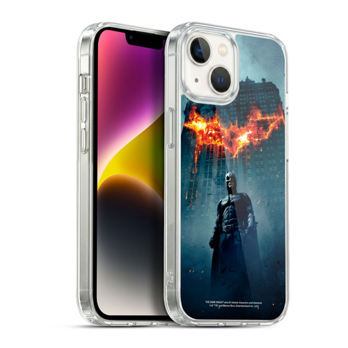The Dark Knight Key Art Batman Poster Soft Gel Case for Apple iPhone 14