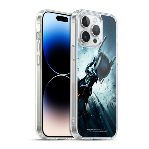 The Dark Knight Key Art Batman Batpod Soft Gel Case for Apple iPhone 14 Pro Max & MagSafe