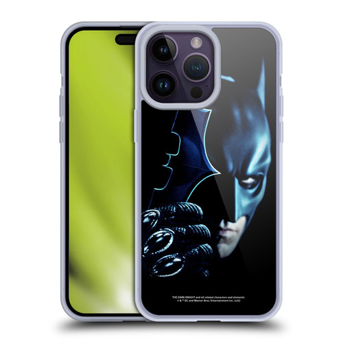 The Dark Knight Key Art Batman Batarang Soft Gel Case for Apple iPhone 14 Pro Max & MagSafe