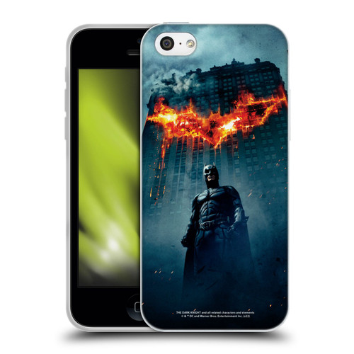 The Dark Knight Key Art Batman Poster Soft Gel Case for Apple iPhone 5c