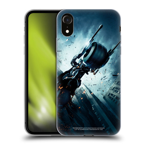 The Dark Knight Key Art Batman Batpod Soft Gel Case for Apple iPhone XR