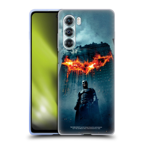 The Dark Knight Key Art Batman Poster Soft Gel Case for Motorola Edge S30 / Moto G200 5G