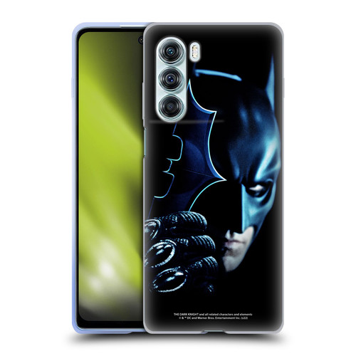 The Dark Knight Key Art Batman Batarang Soft Gel Case for Motorola Edge S30 / Moto G200 5G
