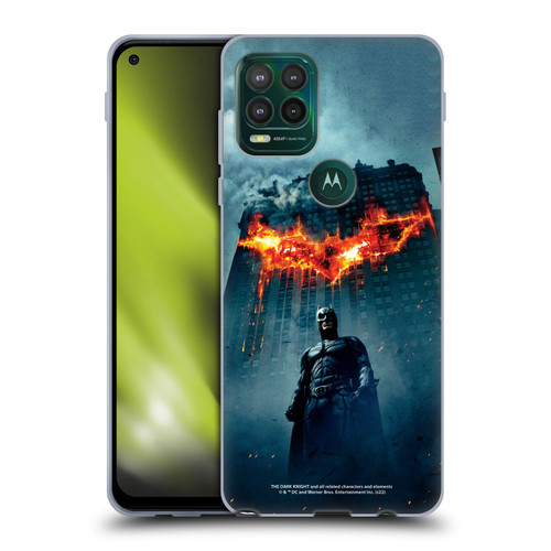 The Dark Knight Key Art Batman Poster Soft Gel Case for Motorola Moto G Stylus 5G 2021