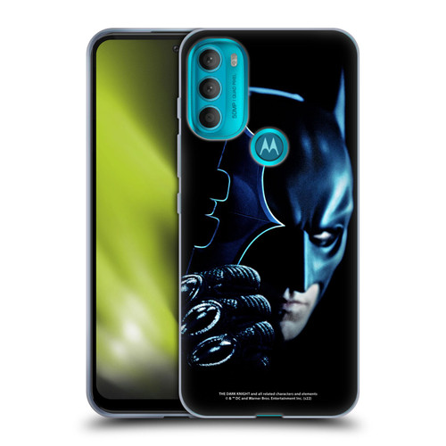 The Dark Knight Key Art Batman Batarang Soft Gel Case for Motorola Moto G71 5G