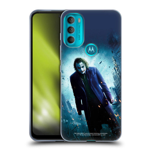 The Dark Knight Key Art Joker Poster Soft Gel Case for Motorola Moto G71 5G