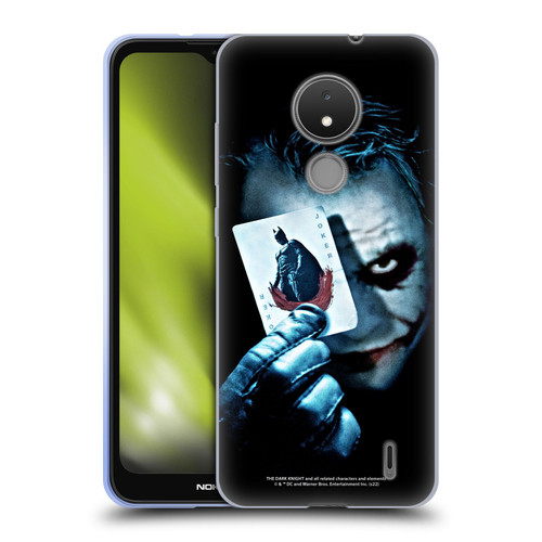 The Dark Knight Key Art Joker Card Soft Gel Case for Nokia C21