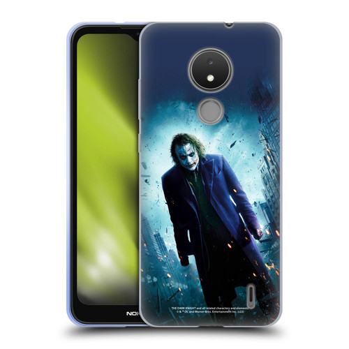 The Dark Knight Key Art Joker Poster Soft Gel Case for Nokia C21