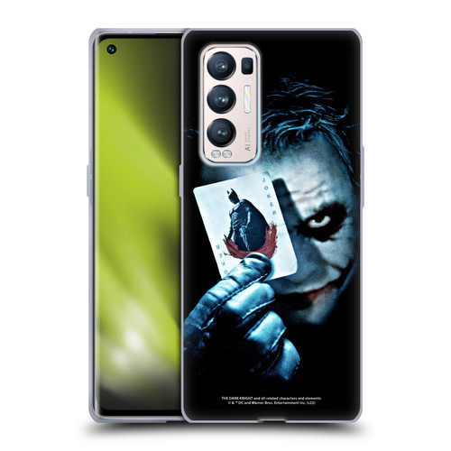 The Dark Knight Key Art Joker Card Soft Gel Case for OPPO Find X3 Neo / Reno5 Pro+ 5G