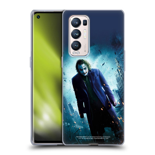The Dark Knight Key Art Joker Poster Soft Gel Case for OPPO Find X3 Neo / Reno5 Pro+ 5G