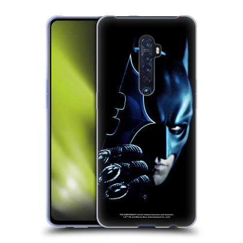 The Dark Knight Key Art Batman Batarang Soft Gel Case for OPPO Reno 2