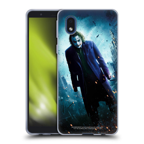 The Dark Knight Key Art Joker Poster Soft Gel Case for Samsung Galaxy A01 Core (2020)