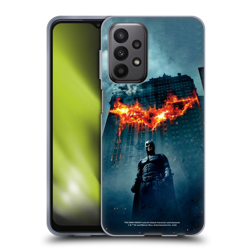 The Dark Knight Key Art Batman Poster Soft Gel Case for Samsung Galaxy A23 / 5G (2022)