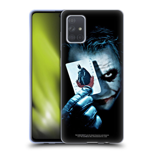 The Dark Knight Key Art Joker Card Soft Gel Case for Samsung Galaxy A71 (2019)