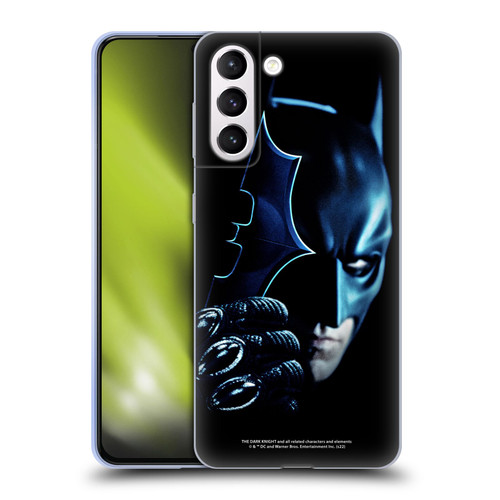 The Dark Knight Key Art Batman Batarang Soft Gel Case for Samsung Galaxy S21+ 5G