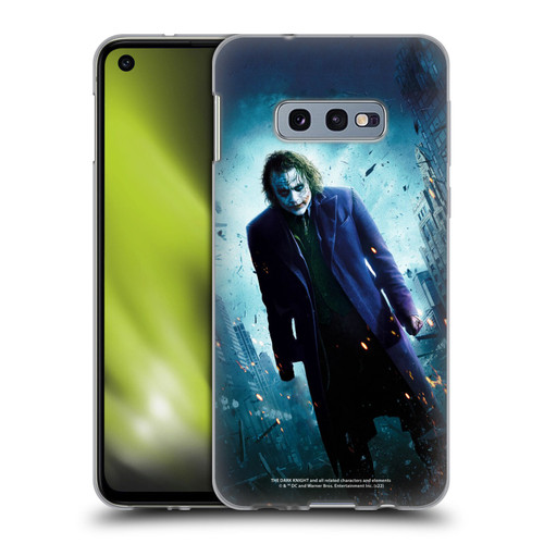 The Dark Knight Key Art Joker Poster Soft Gel Case for Samsung Galaxy S10e