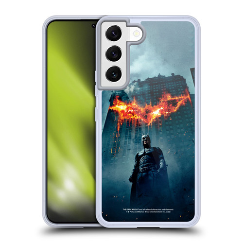 The Dark Knight Key Art Batman Poster Soft Gel Case for Samsung Galaxy S22 5G