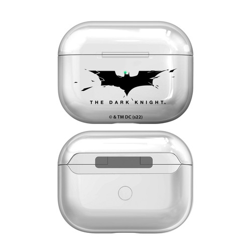 The Dark Knight Graphics Logo Clear Hard Crystal Cover Case for Apple AirPods Pro Charging Case