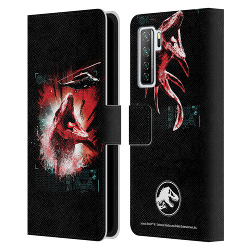 Jurassic World Fallen Kingdom Key Art Mosasaurus Leather Book Wallet Case Cover For Huawei Nova 7 SE/P40 Lite 5G