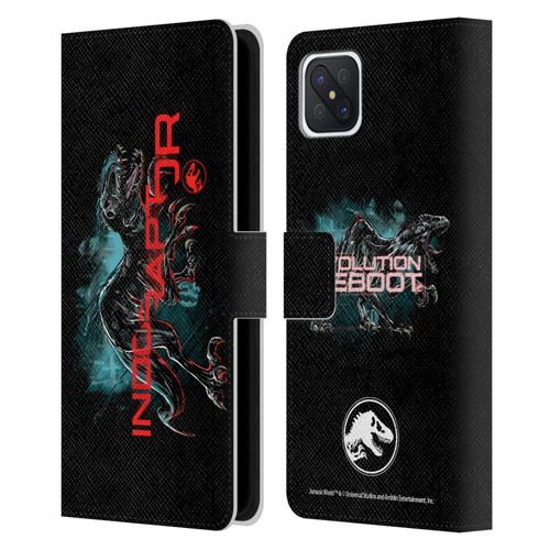 Jurassic World Fallen Kingdom Key Art Indoraptor Leather Book Wallet Case Cover For OPPO Reno4 Z 5G