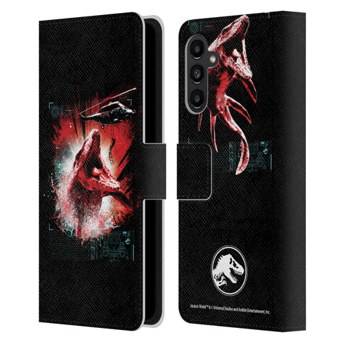 Jurassic World Fallen Kingdom Key Art Mosasaurus Leather Book Wallet Case Cover For Samsung Galaxy A13 5G (2021)