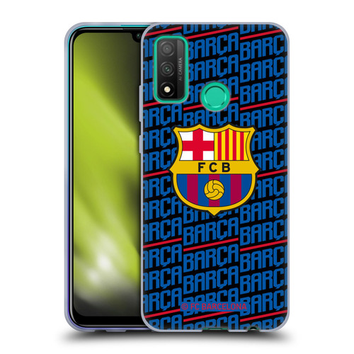 FC Barcelona Crest Patterns Barca Soft Gel Case for Huawei P Smart (2020)