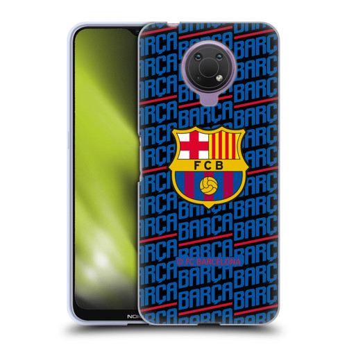 FC Barcelona Crest Patterns Barca Soft Gel Case for Nokia G10