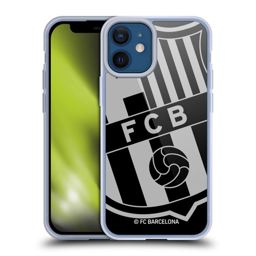 FC Barcelona Crest Oversized Soft Gel Case for Apple iPhone 12 Mini