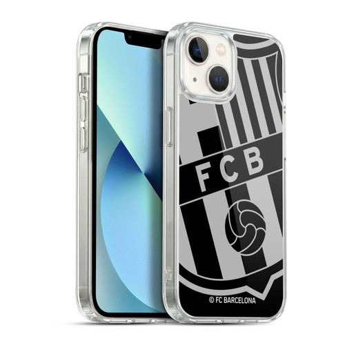 FC Barcelona Crest Oversized Soft Gel Case for Apple iPhone 13