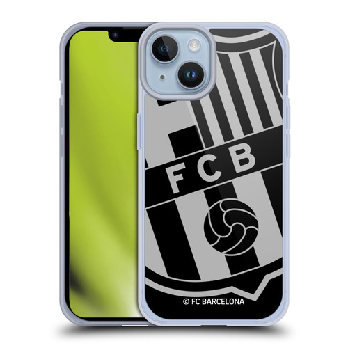 FC Barcelona Crest Oversized Soft Gel Case for Apple iPhone 14