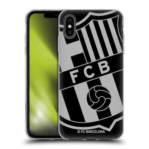 FC Barcelona Crest Oversized Soft Gel Case for Apple iPhone XS Max