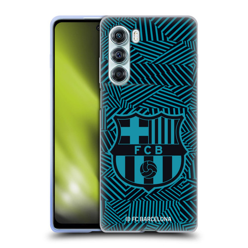 FC Barcelona Crest Black Soft Gel Case for Motorola Edge S30 / Moto G200 5G