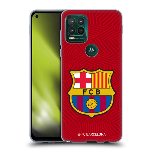 FC Barcelona Crest Red Soft Gel Case for Motorola Moto G Stylus 5G 2021