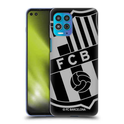 FC Barcelona Crest Oversized Soft Gel Case for Motorola Moto G100