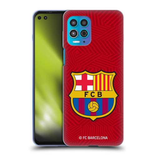 FC Barcelona Crest Red Soft Gel Case for Motorola Moto G100