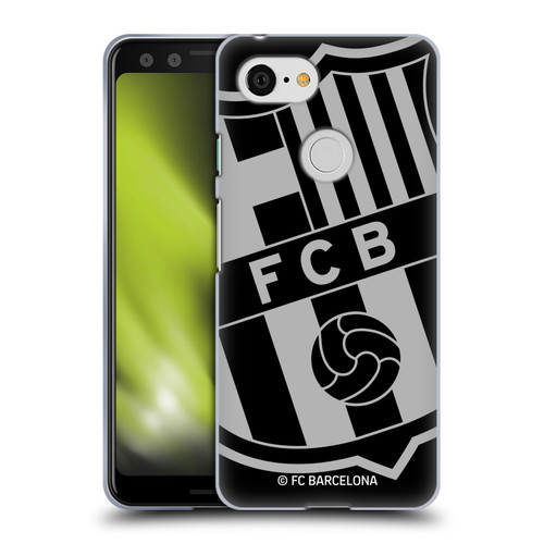 FC Barcelona Crest Oversized Soft Gel Case for Google Pixel 3