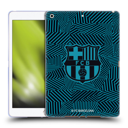FC Barcelona Crest Black Soft Gel Case for Apple iPad 10.2 2019/2020/2021