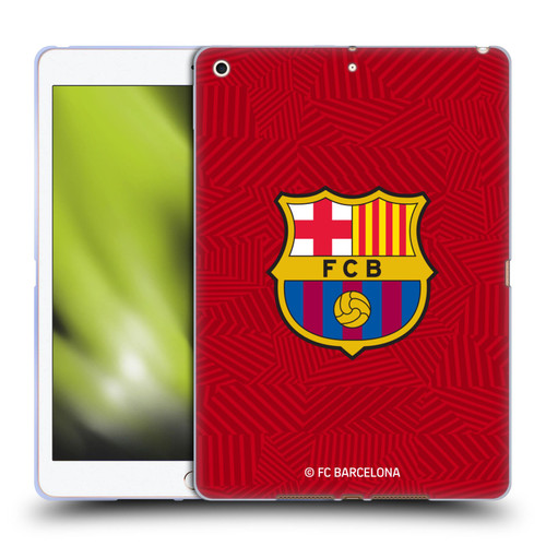 FC Barcelona Crest Red Soft Gel Case for Apple iPad 10.2 2019/2020/2021