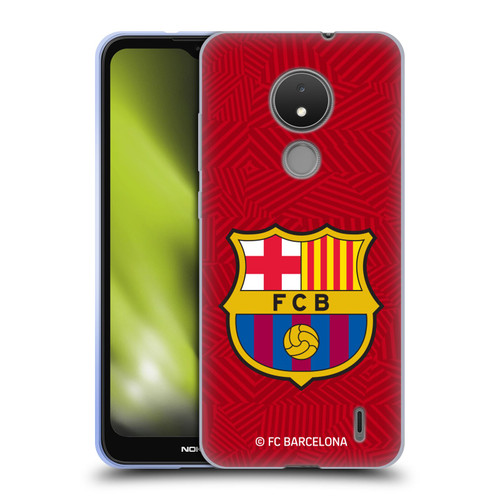 FC Barcelona Crest Red Soft Gel Case for Nokia C21