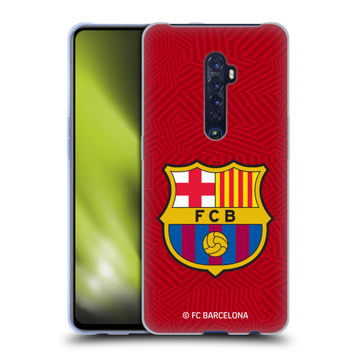 FC Barcelona Crest Red Soft Gel Case for OPPO Reno 2